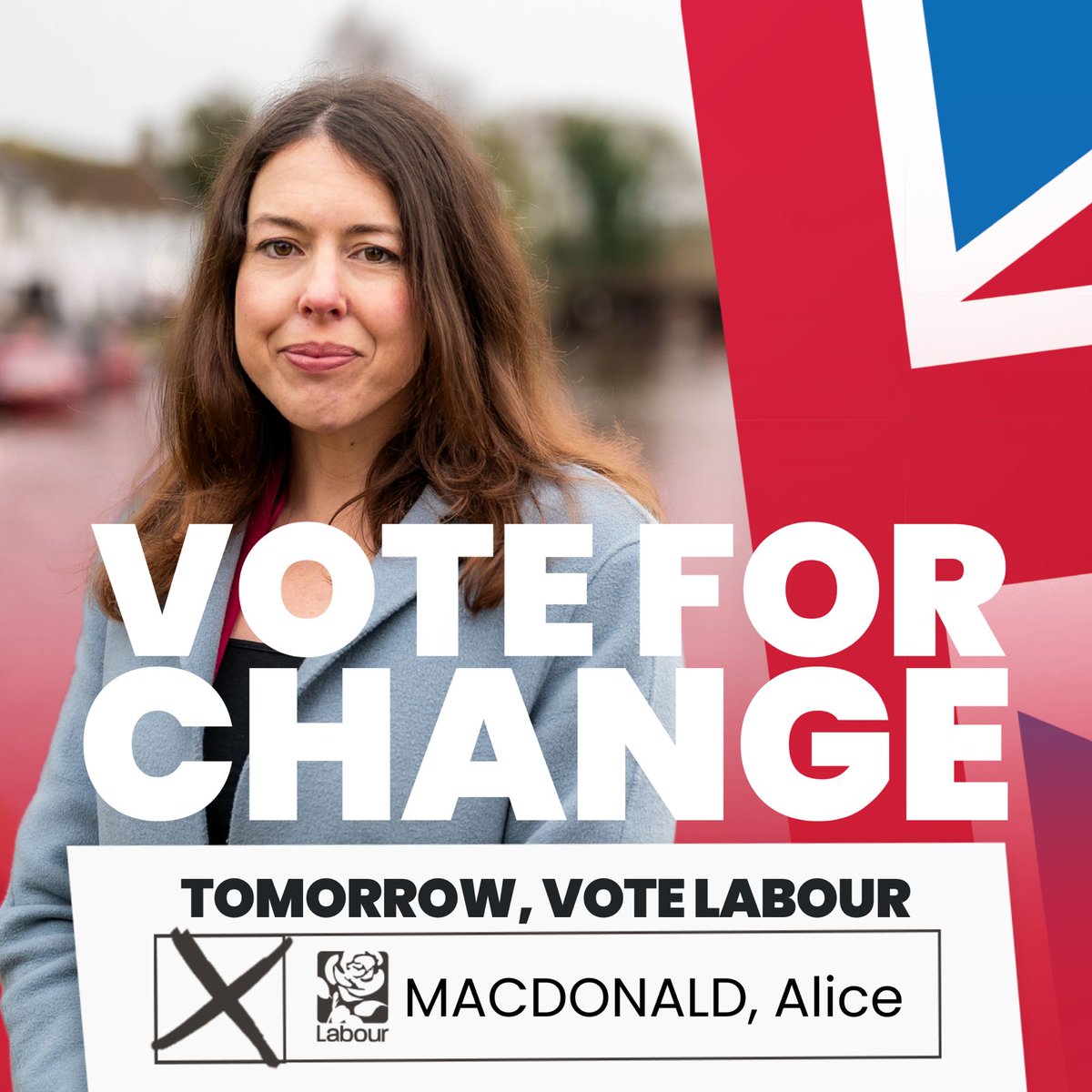 Change will only happen if you vote for it on polling day tomorrow🌹

Polling stations are open from 7am - 10pm ⏲️

Remember to bring your ID 🪪

If you forgot to post your postal vote you can hand it in at the polling station, but you must take the full pack and your ID ✅