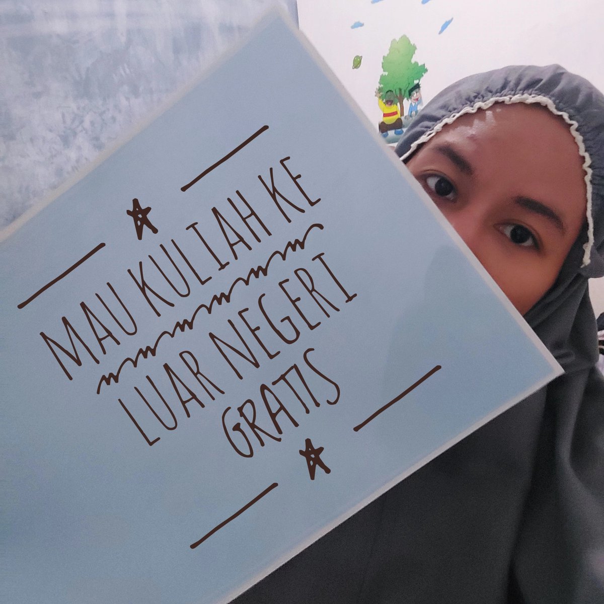 najaafifa's tweet photo. @_Wendywalters Mau kuliah di luar negeri gratis atau dari beasiswa adalah impian terbesar di tahun ini #LevelUpWithEnervonActive https://t.co/OMECWE5xUU