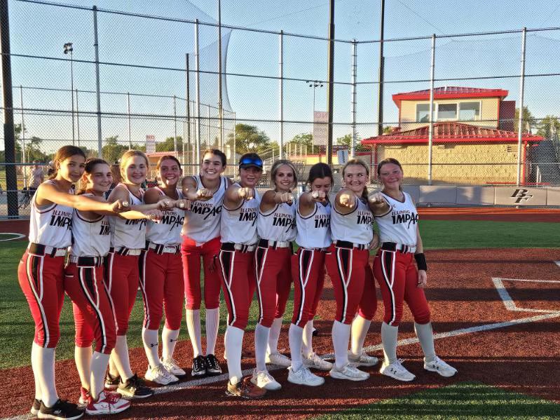 MVP Illinois Impact 14u CHAMPIONS! … Impact wins Wonder Woman Bash in Walworth, WI.  Impact mounts furious comeback in final…3 runs in 6th/4 runs in 7th for 8-6 win.  Georgia Reimers w/ bases loaded triple puts Impact ahead. Impact 3-0 on final day, outscoring opps 22-9…(cont)