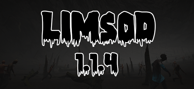 LimsodGames's tweet photo. Limsod News: Update v1.1.4
Before revealing the next major content update, here's a patch to fix some major problems we've been experiencing lately.
--------------
Patch note page: https://t.co/3B2NxlA6tD
Limsod on Steam: https://t.co/UNHiYyKySc
#indiegame #steam #steamapp #steamgame #fps #game #zombie