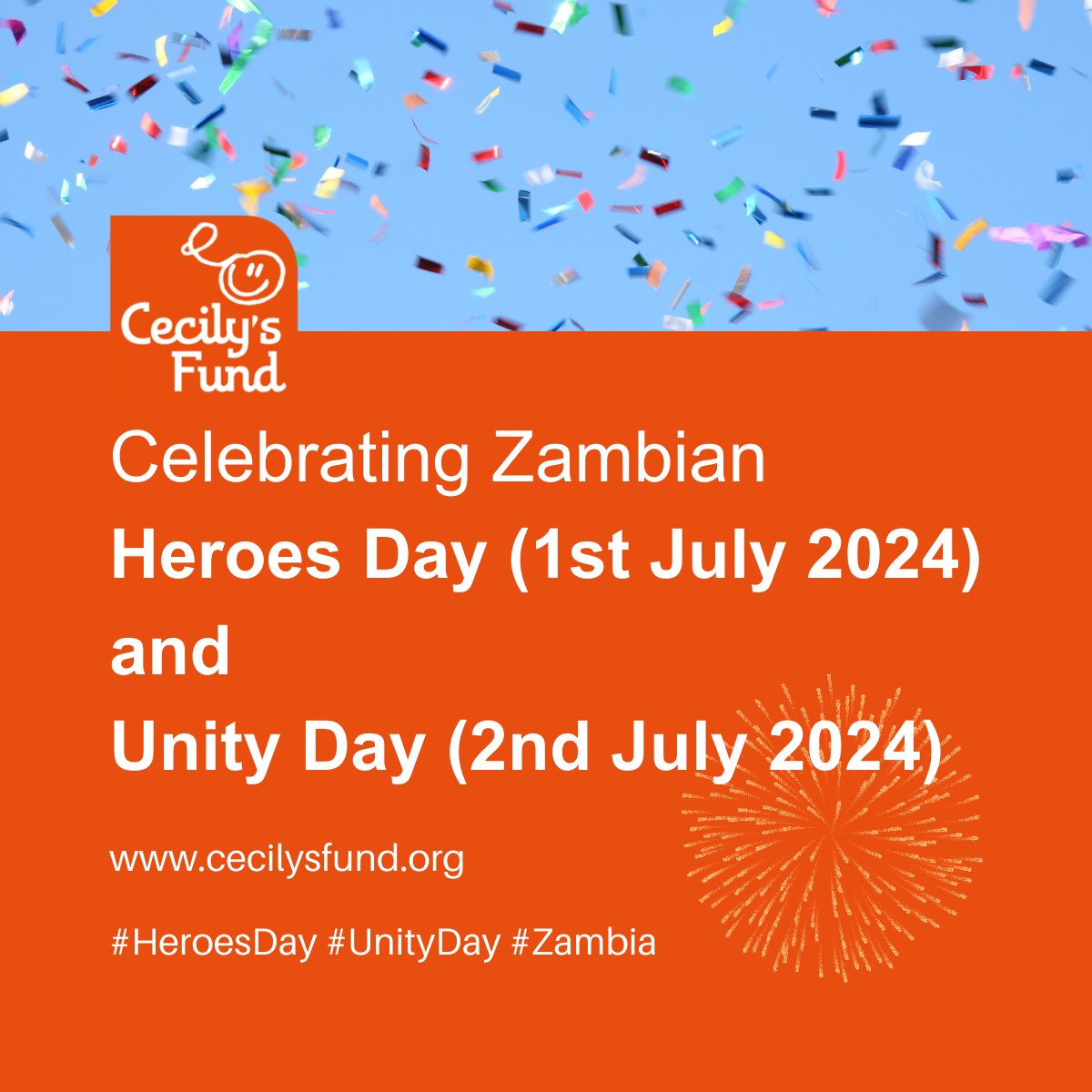 At Cecily’s Fund, we celebrate both Heroes Day and Unity Day, embracing the spirit of unity that binds all Zambians together.
#HeroesDay #UnityDay #Zambia #Africa