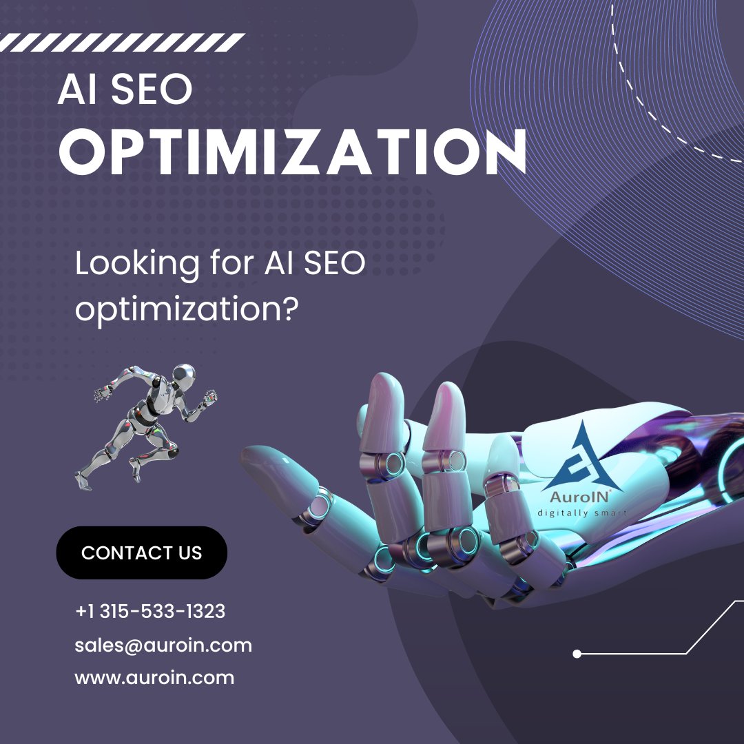 AuroIN's tweet image. Looking for #AISEOoptimization? Auroin.com offers cutting-edge #AIdrivenSEO strategies to boost your website&apos;s rankings and drive organic traffic. Enhance your digital presence with our innovative solutions. auroin.com/ai-seo/
#AISEO #SEO #AIOptimization #AI