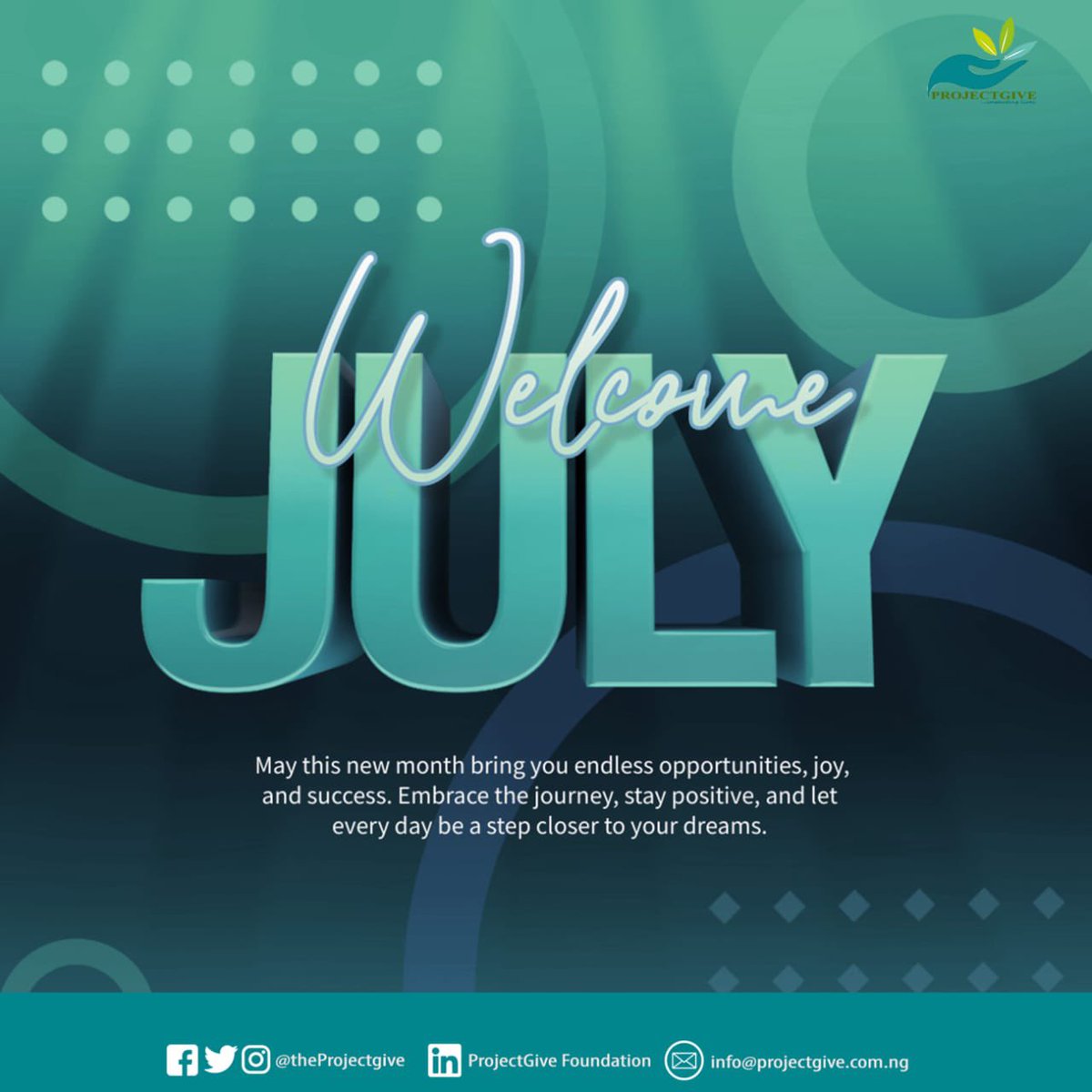 theProjectGive's tweet image. Welcome to the second half of 2024.

ProjectGive Cares.