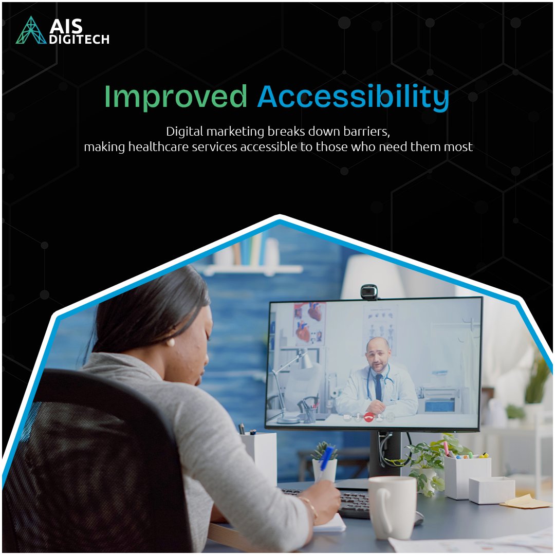 ais_digitech's tweet photo. Digital marketing transforms healthcare by breaking down barriers, making services accessible to those in need. Empowering patients with information leads to better health decisions and outcomes.

#Healthcare #DigitalMarketing #HealthcareIndustry #DigitalHealthcare #AISDigitech https://t.co/Q07GlA5mzM