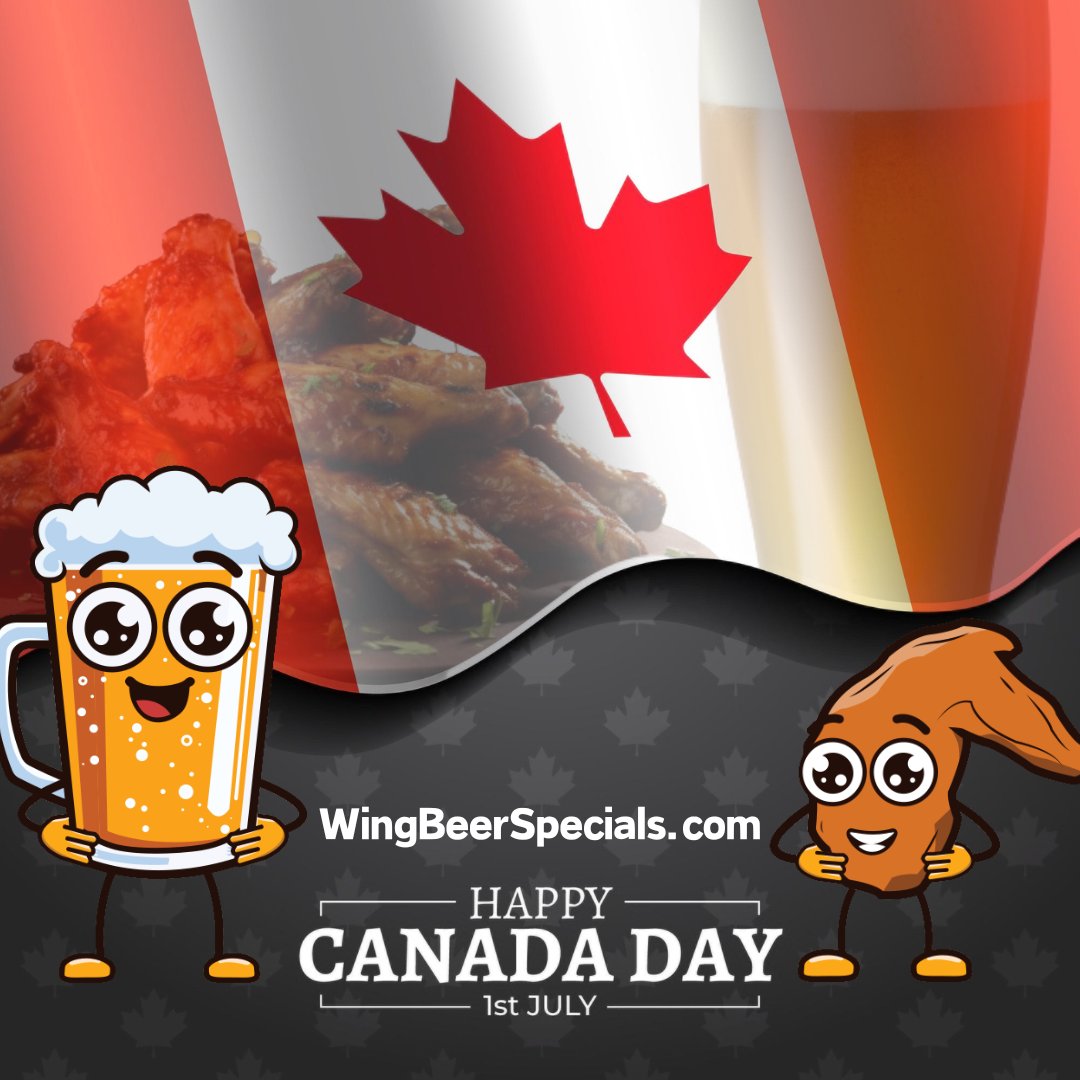 🍁🍗 Happy Canada Day! 🇨🇦🎉

Celebrate this special day with a perfect pairing: cold beer and delicious chicken wings!
Show us your Wings and Beers to celebrate the day
🍻🇨🇦 #WingLove #CanadaDaySpecials #canadaday2024 #CanadaDayWeekend #CanadaDay 

wingbeerspecials.com