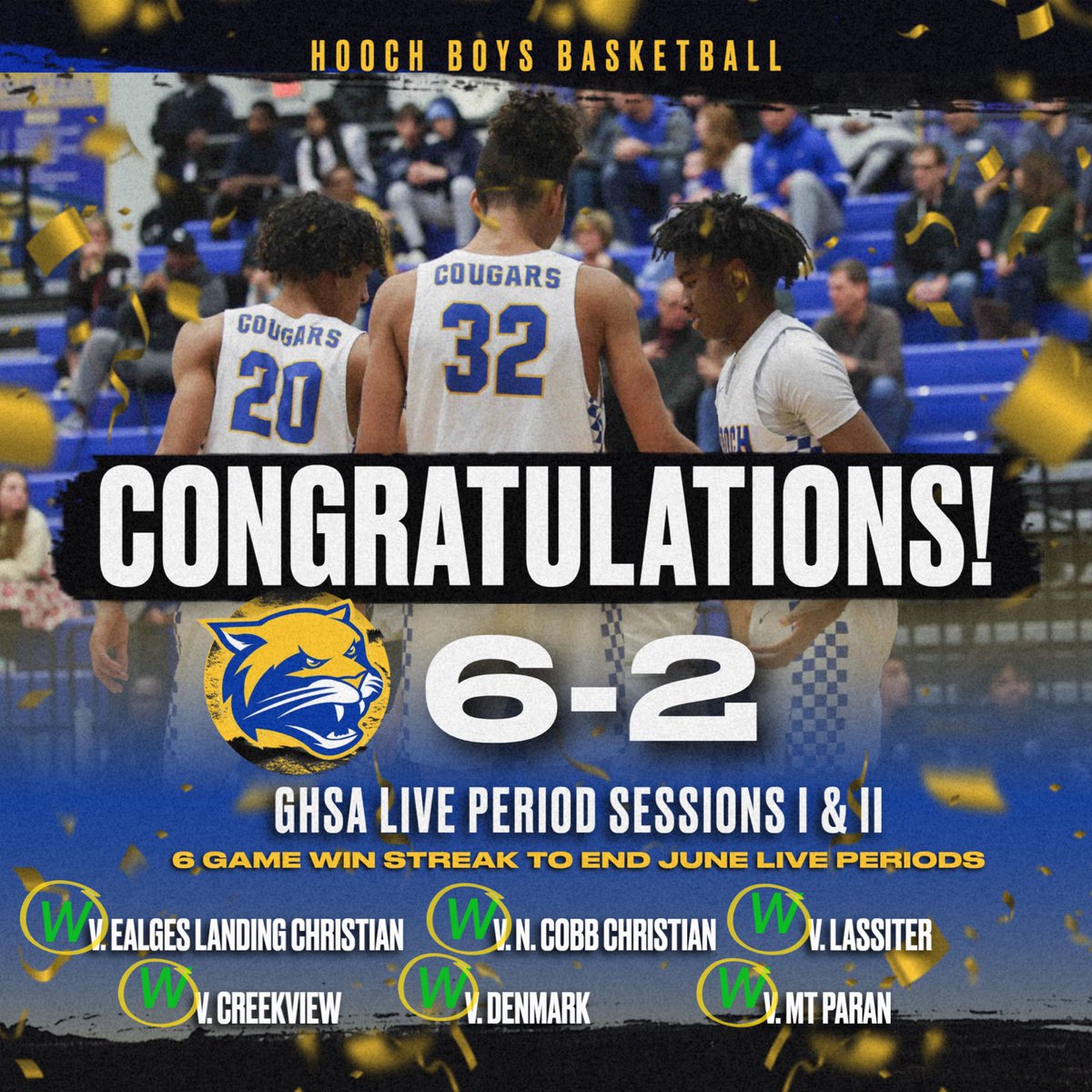 Wade Mawdesley (@mawdesleywade) on Twitter photo Great showing for Hooch Hoops at GHSA Live Session I & II ! 💪🏽💙💛
<a href="/JaylenEdgerton/">Jaylen Edgerton</a> 6’3” combo guard
15.4 PPG, 5.6 Reb, 3.6 assists, 50 3FG%
<a href="/JosiahMawd14/">Josiah Mawdesley</a> 6’5 Shooting Guard
11.3 PPG, 22 3FGM, 36 3FG%
<a href="/KylerFox76/">Kyler</a> 6’8” Small Forward
11.1 PPG, 7.3 Reb, 12 BLK Great showing for Hooch Hoops at GHSA Live Session I & II ! 💪🏽💙💛
<a href="/JaylenEdgerton/">Jaylen Edgerton</a> 6’3” combo guard
15.4 PPG, 5.6 Reb, 3.6 assists, 50 3FG%
<a href="/JosiahMawd14/">Josiah Mawdesley</a> 6’5 Shooting Guard
11.3 PPG, 22 3FGM, 36 3FG%
<a href="/KylerFox76/">Kyler</a> 6’8” Small Forward
11.1 PPG, 7.3 Reb, 12 BLK