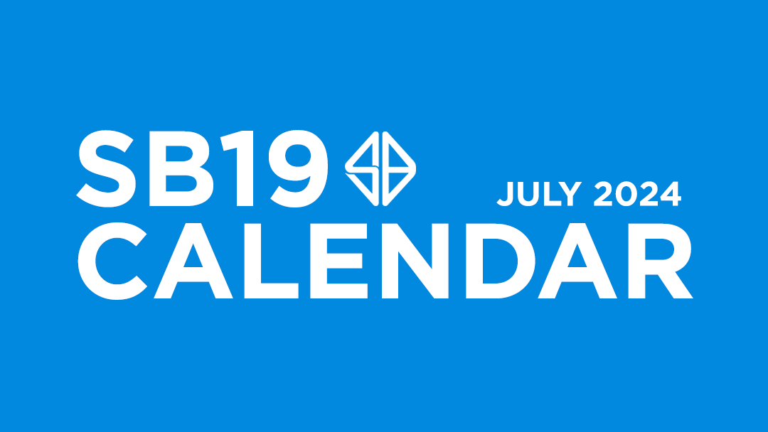 🔵 SB19 CALENDAR [JULY 2024]

*Subject to change without prior notice
#SB19 #SB19_PABLO #SB19_JOSH #SB19_STELL #SB19_KEN #SB19_JUSTIN