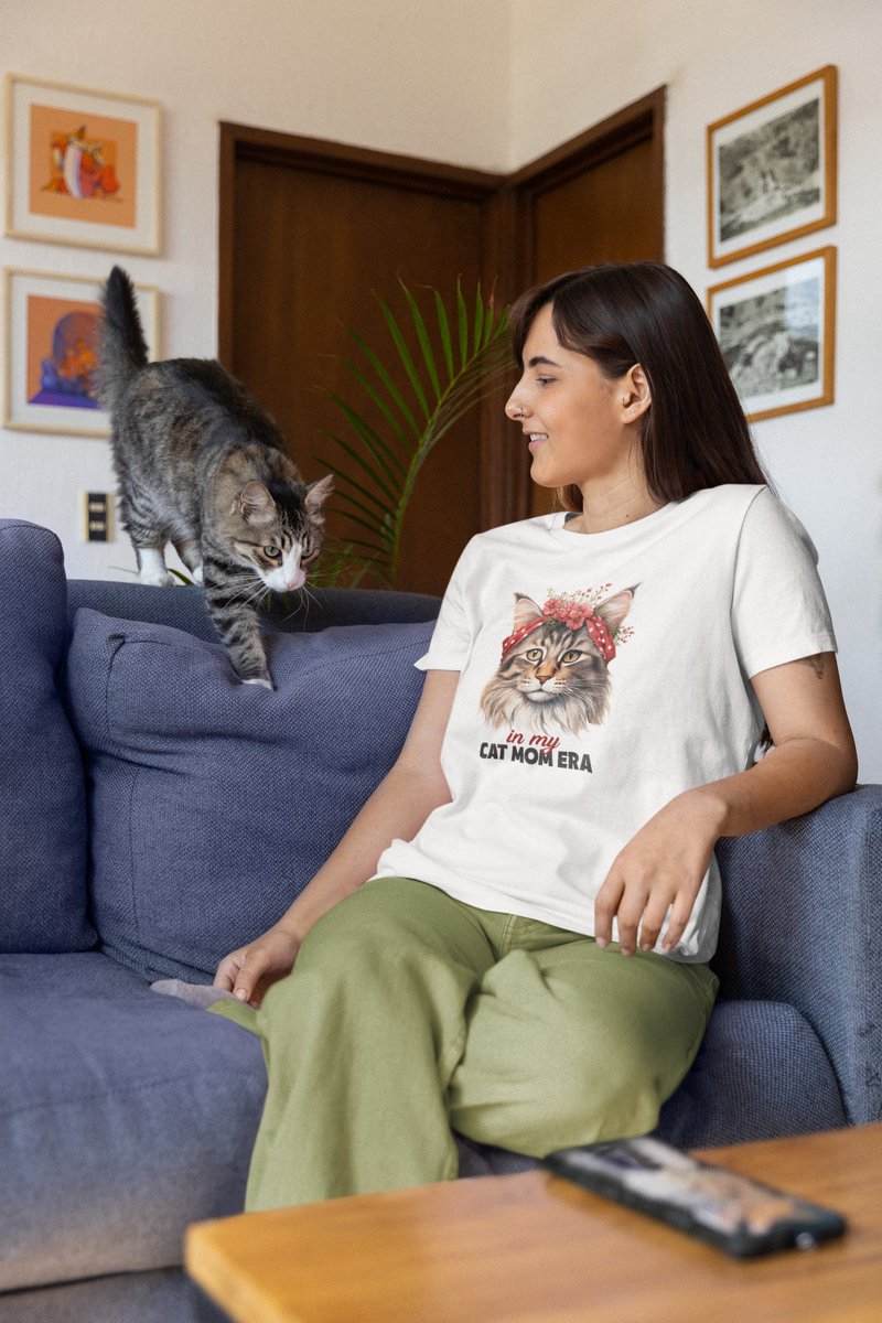 Wow, my cat mom game is strong with this purr-fect T-shirt! 😻 Get it now for 41% off and show off your feline love in style. Meow or never!🐾 
Purchase: joannink.com/products/in-my…
.
.
.
#CatMomGoals #MeowDeal #PurrfectionDeal #catmom #tshirtdesign #catlover #JoannInk