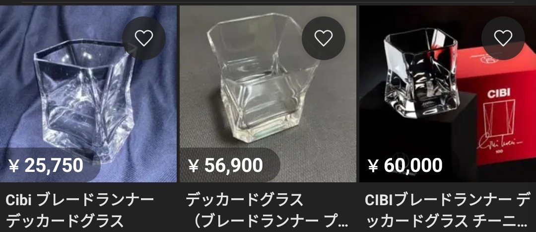Cibi 寒 ブレードランナー デッカードグラス