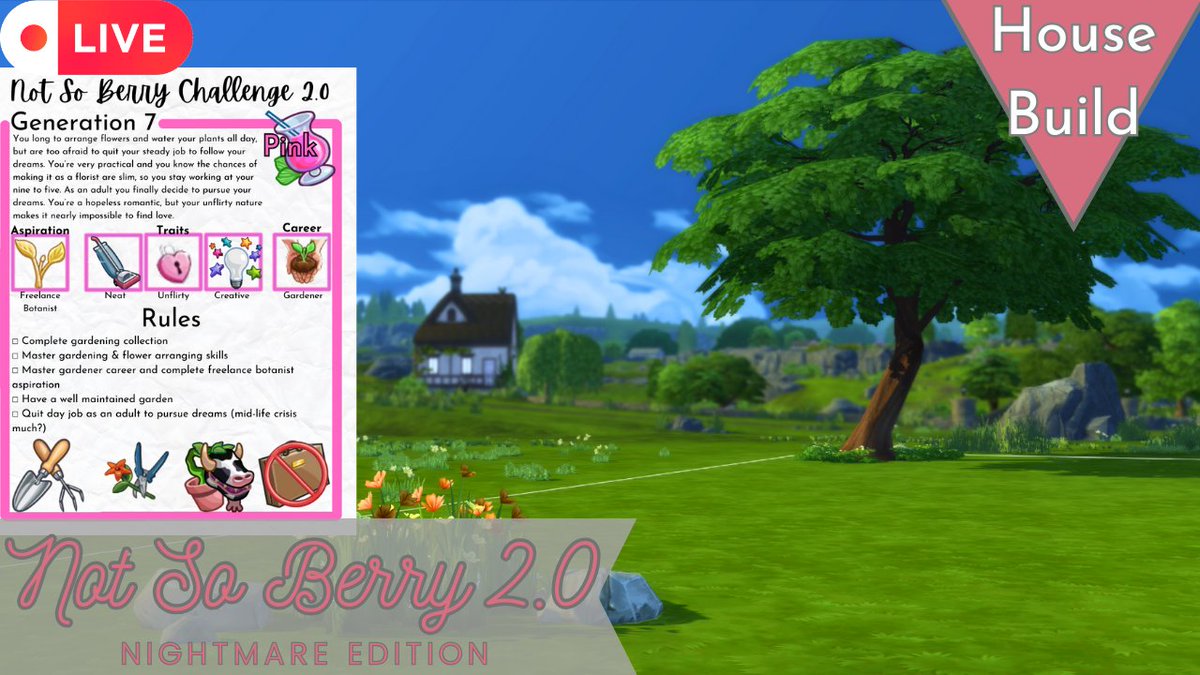 the_true_javen's tweet photo. 🔴Live in 5 minutes, continuing the NSB 2.0 Nightmare Edition (short lifespan)!
Building an Pink Cottage for Dahlia!
YouTube: https://t.co/zu6WNwB3lX
Twitch: https://t.co/laGFvfVGG9
#thesims4 #thesims #nsb2 #notsoberry https://t.co/iEdrWiANJS