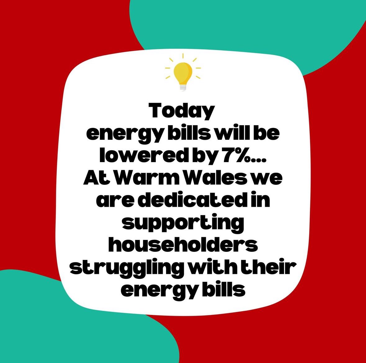 The new energy price cap starts today (1st July), Warm Wales are here to support householders struggling to pay their energy bills across Wales. 🏠💡🔌

Visit our website or call us on 0800 091 1786 📞