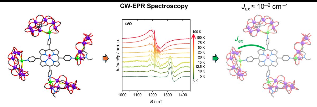 Fabio Santanni (@fsantanni) on Twitter photo Finally out in <a href="/InorgChem/">Inorganic Chemistry</a>, doi.org/10.1021/acs.in…, an extensive CW-EPR study on exchange coupling interactions in a series of metalloporphyrins decorated with {Cr7Ni} rings. A great collaboration between <a href="/RSessoli/">Roberta Sessoli</a>
(<a href="/UNI_FIRENZE/">Università di Firenze</a>) and Winpenny's (<a href="/OfficialUoM/">The University of Manchester</a>) groups. Finally out in <a href="/InorgChem/">Inorganic Chemistry</a>, doi.org/10.1021/acs.in…, an extensive CW-EPR study on exchange coupling interactions in a series of metalloporphyrins decorated with {Cr7Ni} rings. A great collaboration between <a href="/RSessoli/">Roberta Sessoli</a>
(<a href="/UNI_FIRENZE/">UniversitĂ di Firenze</a>) and Winpenny's (<a href="/OfficialUoM/">The University of Manchester</a>) groups.