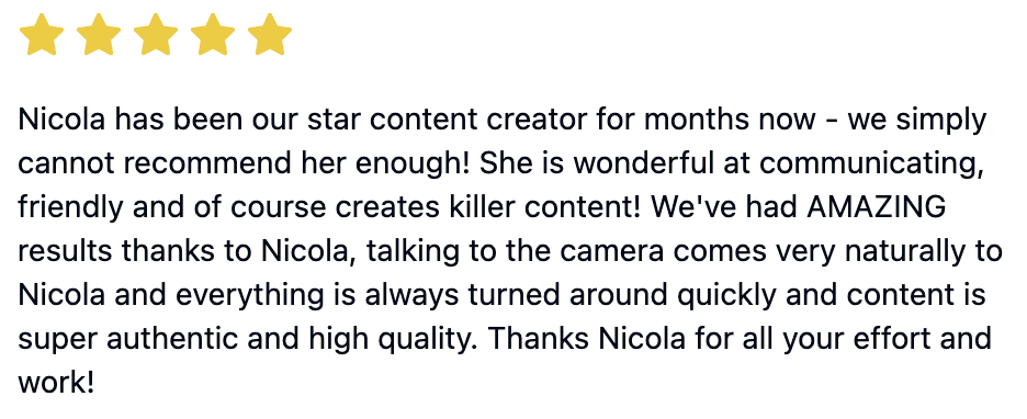 Nicola Lee | UK UGC Creator tweet media