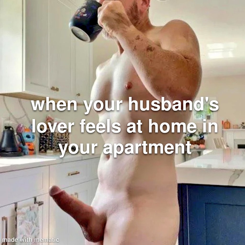 My husband told me yesterday that his lover walked around naked in our apartment when they paused the fucking. He also smoked naked on the balcony. Where our neighbor saw him.

I am officially a cuckolded husband. 🦌

And I love it. 😍

#gaycuckolding #gaycucklife #gaycuck