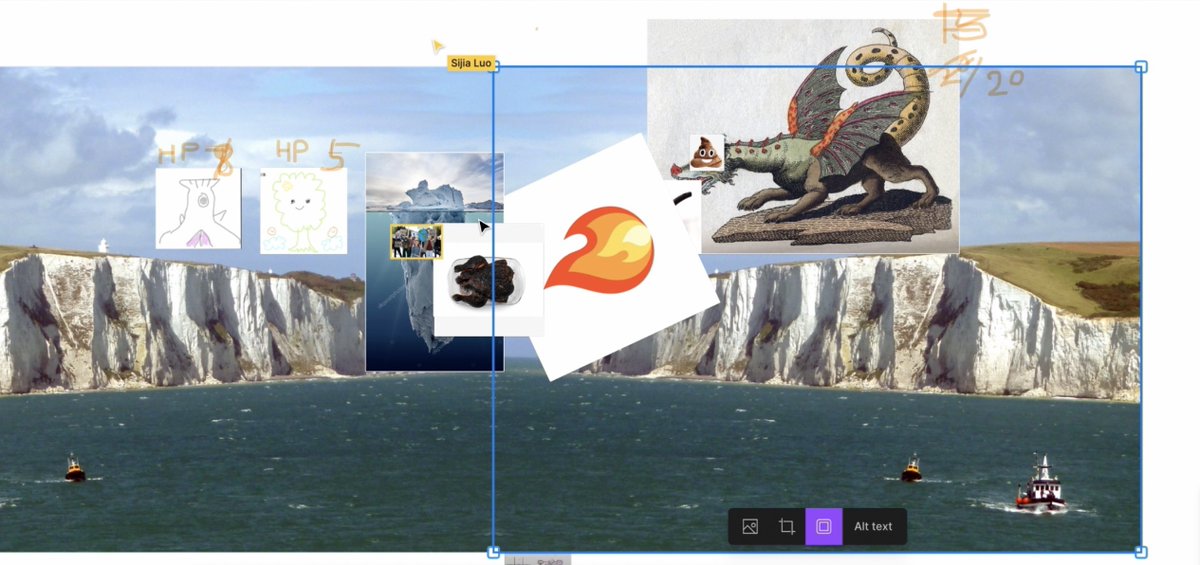 jyolyu's tweet photo. I made friends play strange version of dnd in figma (partly inspired by @MagicTheNoah ) https://t.co/XmXUVqcozR