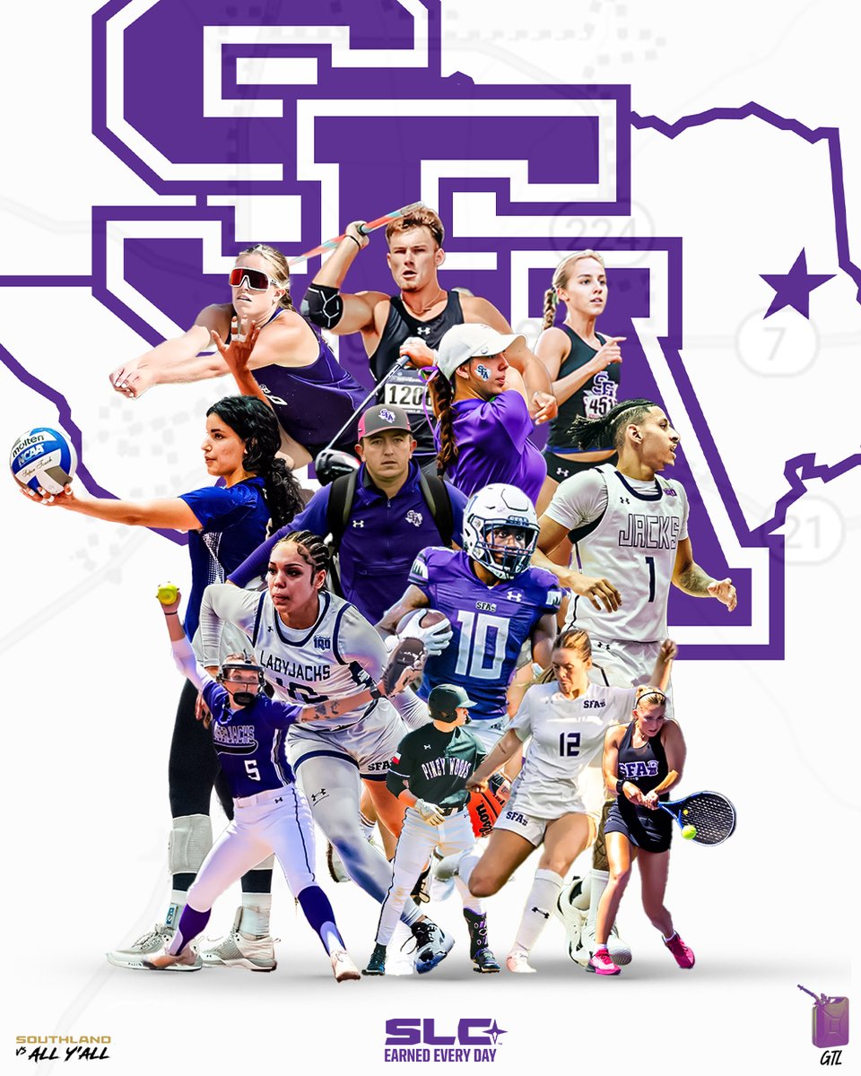 IT'S OFFICIAL IN THE PINEY WOODS 🪓

Welcome to the Southland Conference, Stephen F. Austin!

#EarnedEveryDay