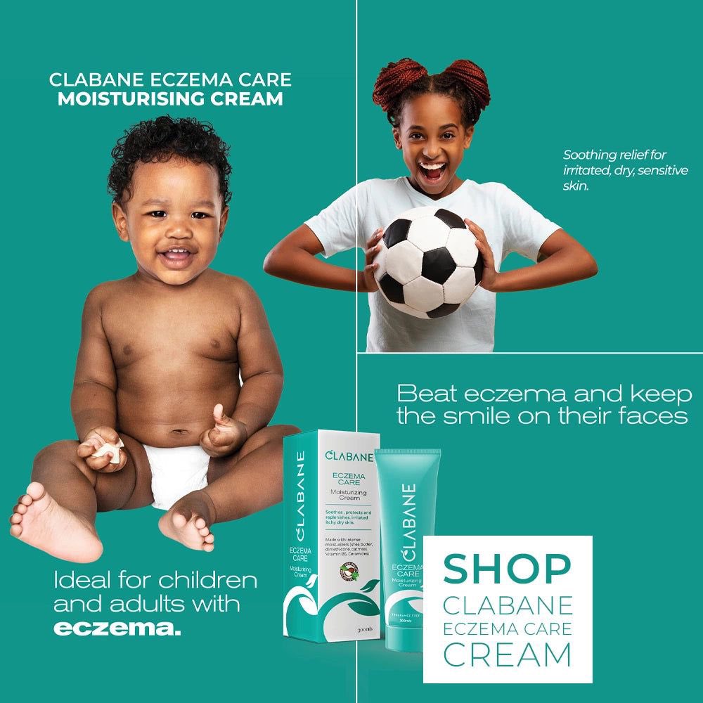 Discover Eczema relief for your child with Clabane: 

This natural, dermatologist-recommended formula soothes eczema &amp; restores skin health. 

Say goodbye to itching and inflammation, and hello to radiant, resilient skin. 

Try Clabane today for long-lasting comfort and care!