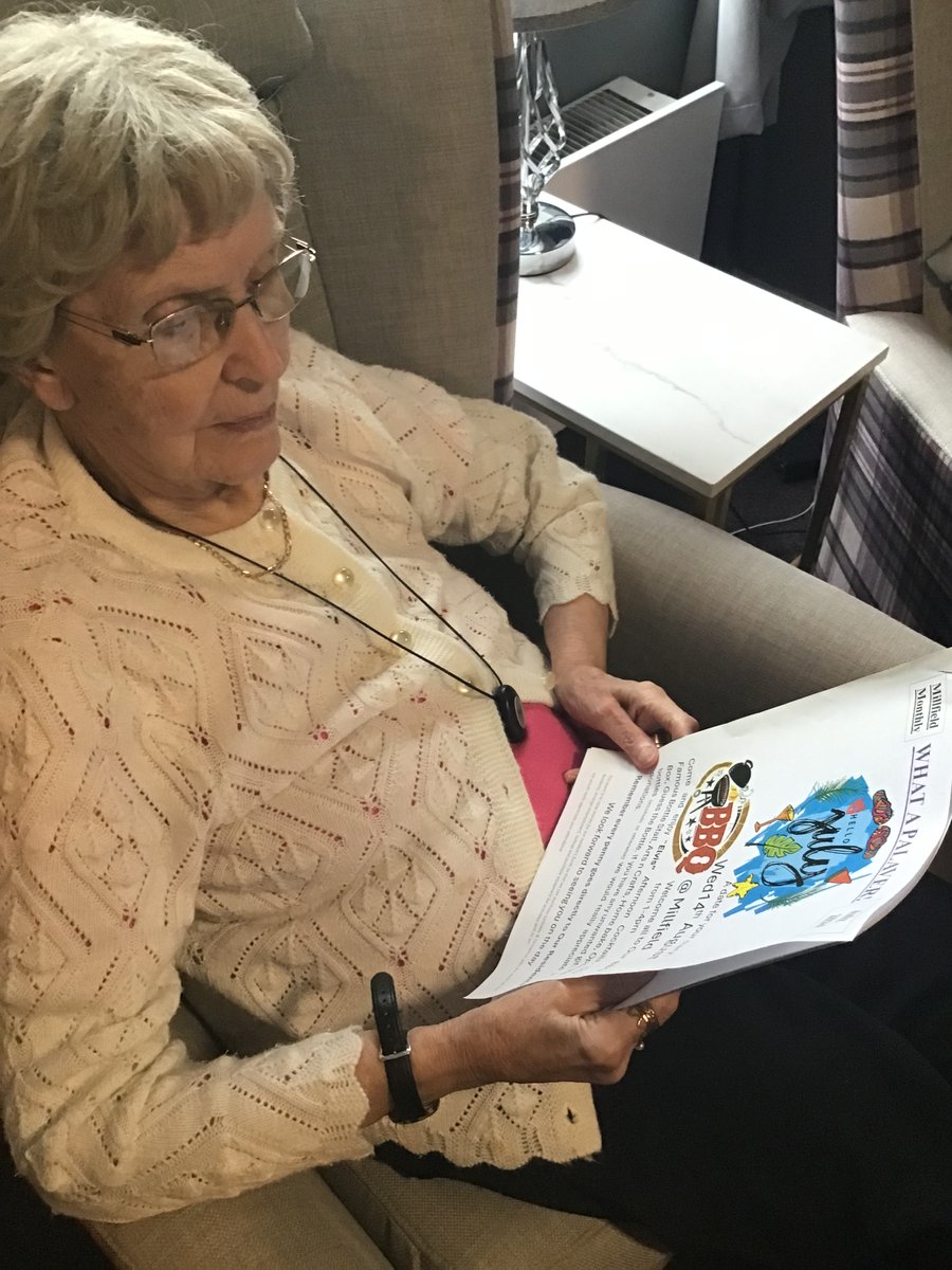 MillfieldCare's tweet image. Some of the ladies look forward to receiving our MILLFIELD monthly palaver @Steve_Vessey @AnchorLaterLife #magazine #whatapalaver