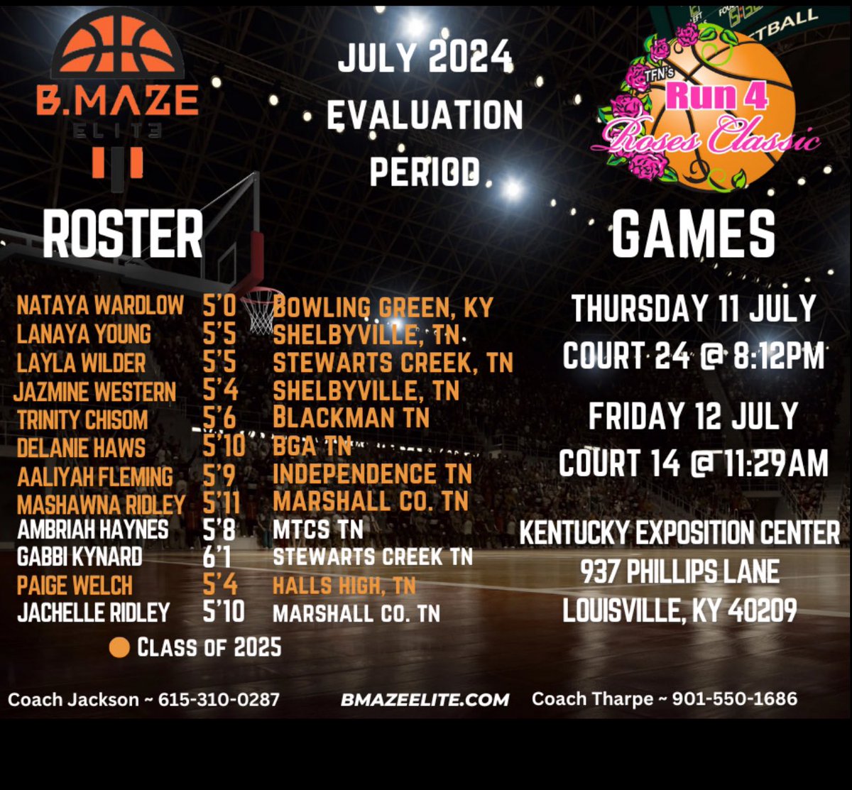 I will be playing at Run 4 The Roses this weekend w/ B. Maze🤍🧡!  Come check us out!!