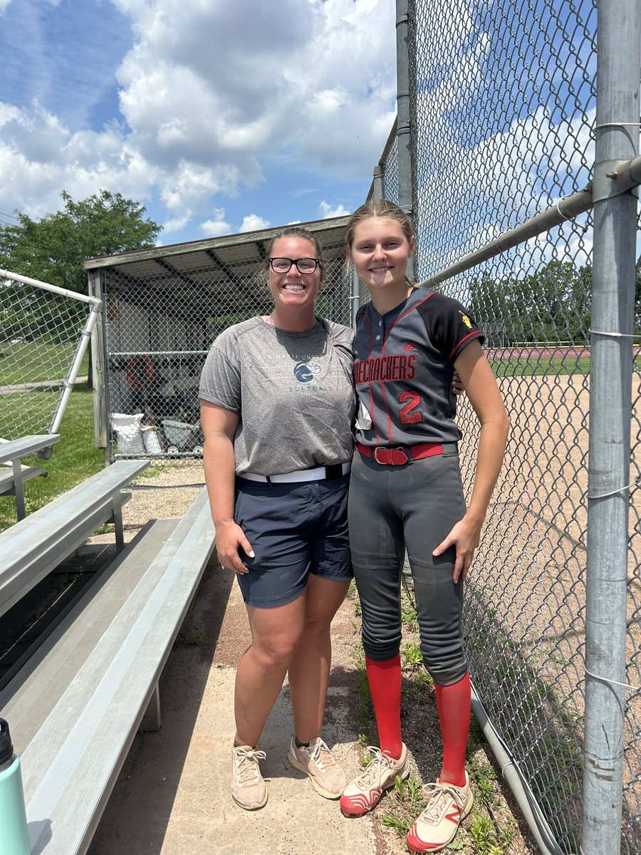 Natalie Hansen (@natalie44859299) on Twitter photo Thank you <a href="/GyreneSoftball/">Ave Maria University Softball</a> for the great camp today. I learned so much and I had a lot of fun! Thank you coaches and players for your time today!
<a href="/CoachYocom/">Juliaclare Plezbert</a> <a href="/KotelesRianna/">Rianna Koteles</a> <a href="/divinechildsb/">Divine Child High School Softball</a> @Fcmiwest16u Thank you <a href="/GyreneSoftball/">Ave Maria University Softball</a> for the great camp today. I learned so much and I had a lot of fun! Thank you coaches and players for your time today!
<a href="/CoachYocom/">Juliaclare Plezbert</a> <a href="/KotelesRianna/">Rianna Koteles</a> <a href="/divinechildsb/">Divine Child High School Softball</a> @Fcmiwest16u