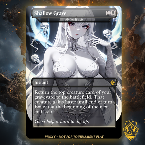rulluma's tweet photo. Shallow Grave - a classic from the Mirage set #custommtg #custommagiccard #mtgproxy #mtg #mtgcommunity #mtgcommander #mtgedh #mtgcards #mtglife #dailymtg #mtgart #mtgalter #mtgalters https://t.co/LzfU4h2Vko
