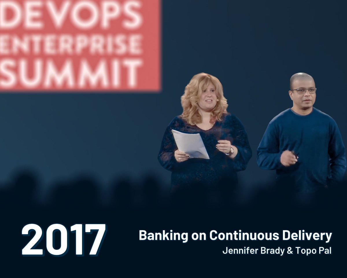 fianulabs's tweet image. ⏪ Reflecting on insights from the Enterprise Technology Leadership Summit (formerly DevOps Enterprise Summit).

📹 7️⃣ years ago, Jennifer Brady and @TopoPal emphasized the importance of continuous delivery.

Watch their session. ➡️ bit.ly/4cQhrfl

cc: @ITRevSummit