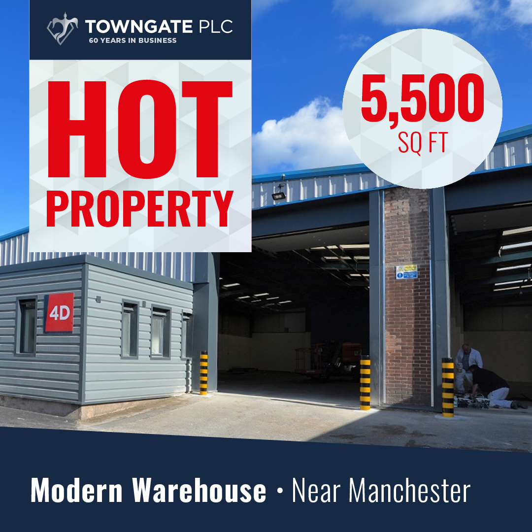 MODERN &amp; REFURBISHED: This hot property offers a spacious #industrialunit comprising of a self-contained yard and manned security. Conveniently situated just 1 mile from the #Northwest motorway network, find out more: ow.ly/3csU50SxsJb #industrialproperty #nearmanchester