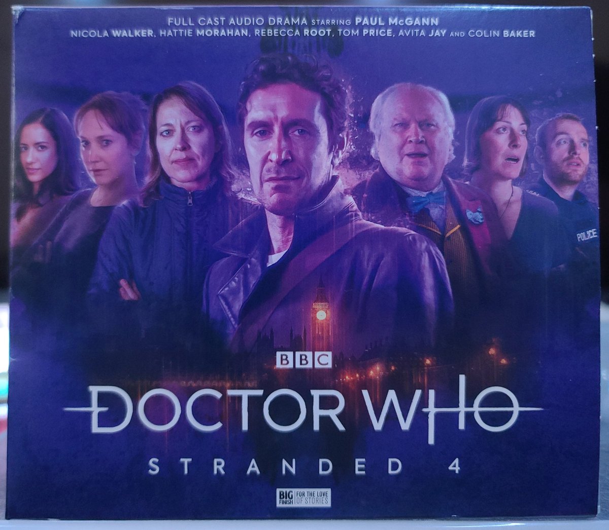 TheMetalWhovian's tweet photo. #NewProfilePic is my current #BigFinish relisten, 'Stranded 4' - "Crossed Lines" by Matt Fitton, "Get Andy" by Lisa McMullin, "The Keys of Baker Street" by Roy Gill, & "Best Year Ever" by John Dorney. #DoctorWho #Stranded #8thDoctor #LivChenka #HelenSinclair #PhysicalMedia https://t.co/2XqfGEFGsk