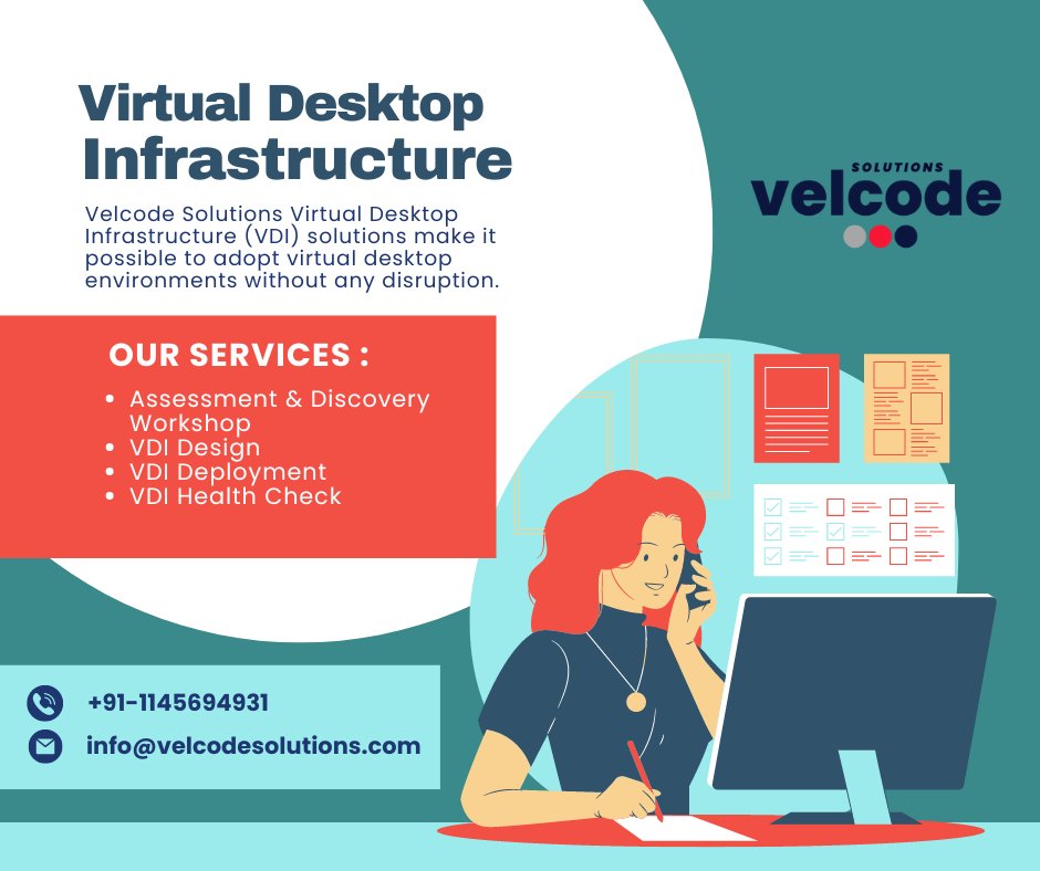 VelcodePvt's tweet image. Velcode Solutions provides secure and efficient virtual desktop infrastructure solutions that will transform your workspace and empower your workforce.
-
velcodesolutions.com/.../virtual-de…
-
#velcode #Virtualdesktop #vdiservices