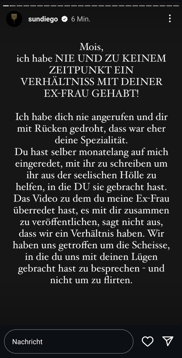 Nosti2003's tweet photo. Jawoll King Sun Diego gibt den Gnadenstoß an den HRUS Mois #bbmistdiegang https://t.co/ra04CmvNiz