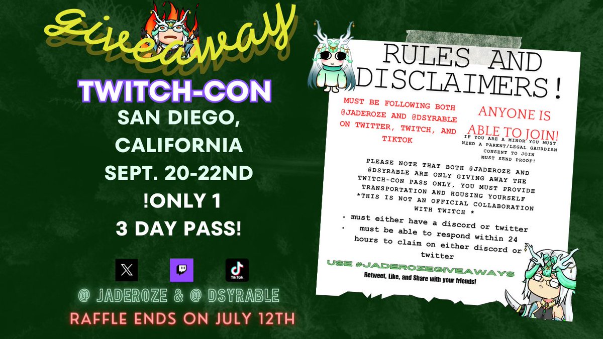 JadeRoze_'s tweet image. RETWEET, LIKE, AND SHARE with your friends!!!

use #jaderozegiveaway

#vtubersupportbeam #vtuberEN #VTuberUprising