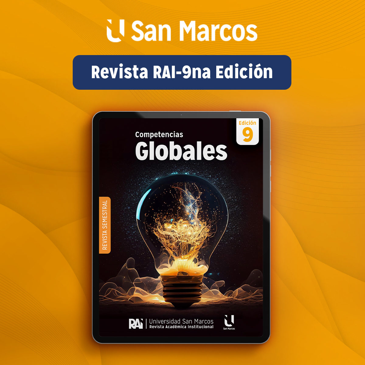 usanmarcoscr's tweet photo. El comité editorial de la Revista RAI de la U San Marcos te invita a conocer la Novena Edición, contarás con acceso abierto que reúne artículos de investigación, opinión y escritos especializados diferentes aéreas. 📚
Podés conocer más a través del enlace: https://t.co/ds5XWb5E8P https://t.co/sKGBkrbBUf