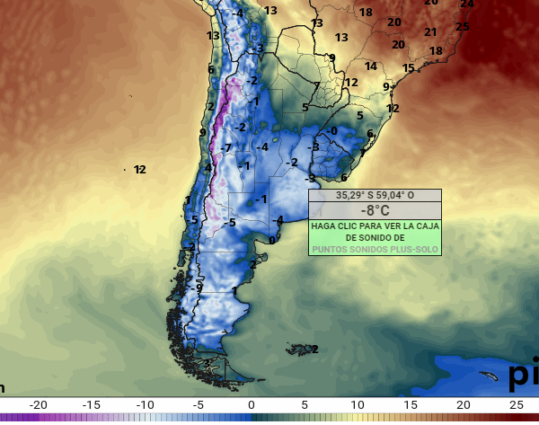 Tiempo_AMBA's tweet photo. #NocheHelada 🥶⚠️

Se viene la noche mas gelida de los últimos años debido a un potente frente frio, se esperan valores muy bajos en la zona, -2 cercanos a Capital, -6 al gran Buenos Aires y -8 en el interior de la provincia, hay alerta roja / naranja por temperaturas extremas. https://t.co/ENk8X5yyAp