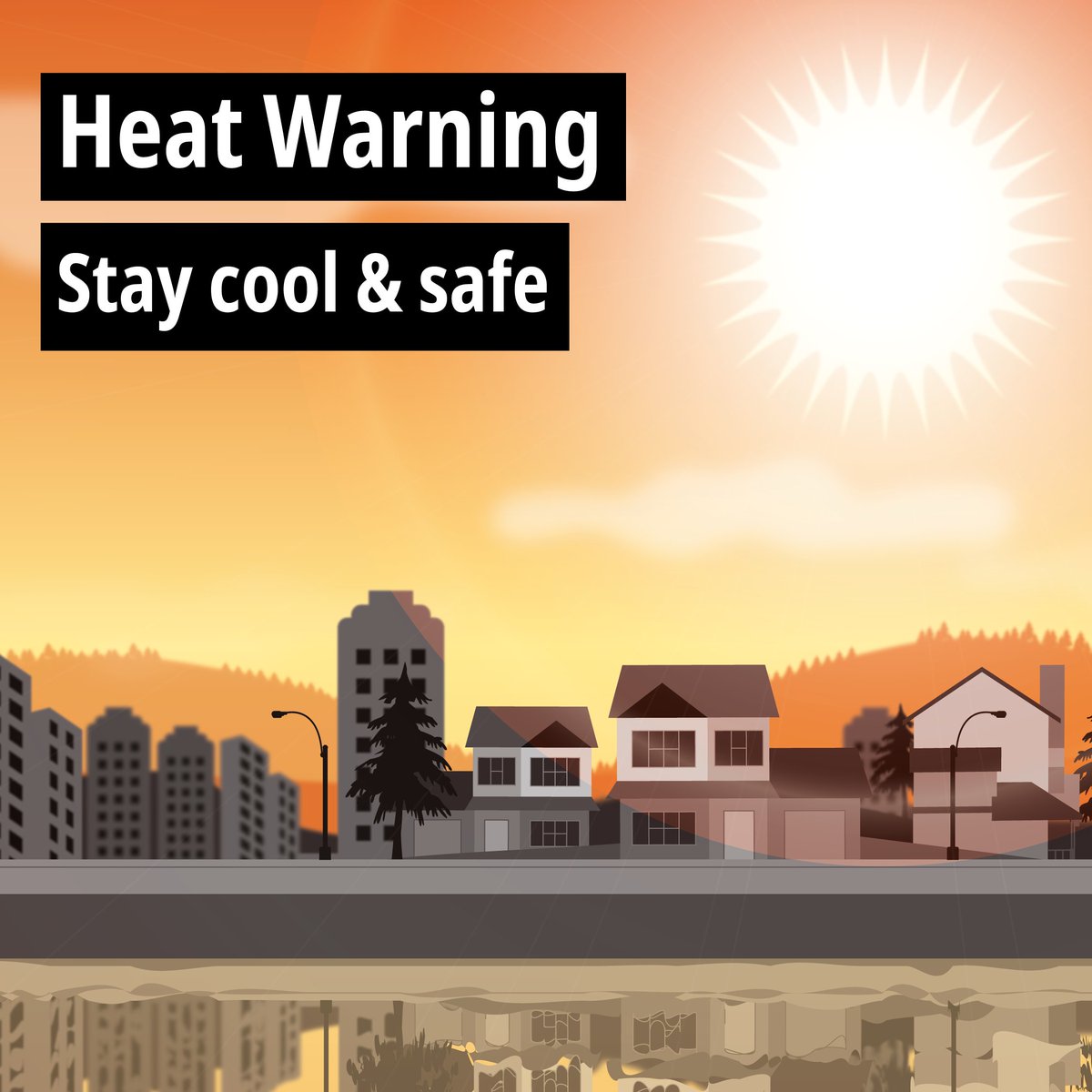 Heat Warnings are in effect for many areas of B.C. 

✔️Stay hydrated &amp; limit strenuous activity
❌NEVER leave children &amp; pets in parked cars 
✔️Use sunscreen &amp; wear lightweight clothing 
✔️Seek cooler indoor &amp; outdoor spaces 
✔️Check in on loved ones 

PreparedBC.ca/ExtremeHeat