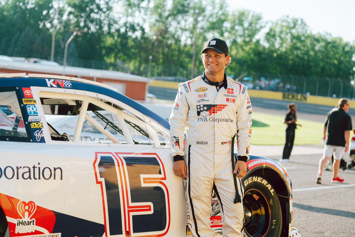 KrisOnNASCAR's tweet photo. PHOTO RECAP: @ARCA_Racing Series #ARCA200 at the @BerlinRaceway.
#ARCA | #NASCARRegional | #TeamToyota | #FlyTheV https://t.co/gVfwkPS5Ma