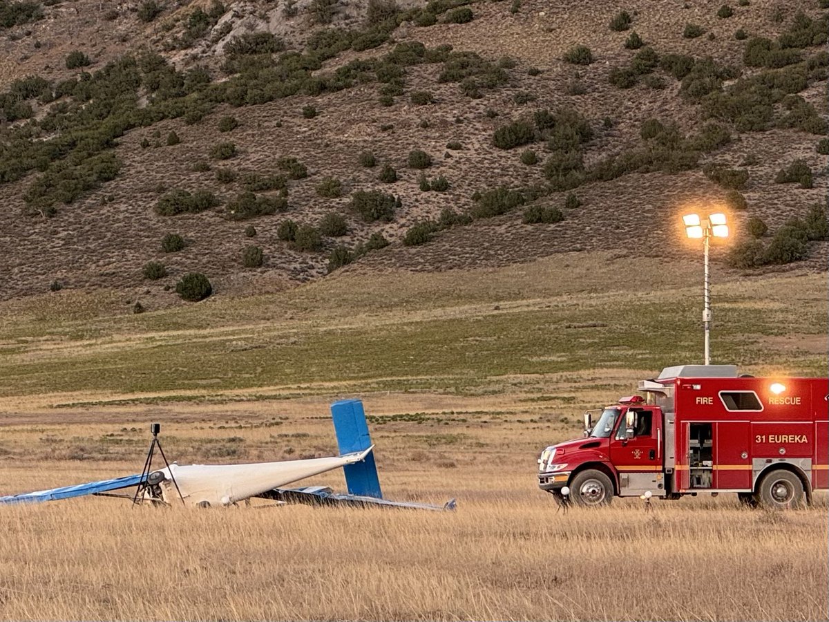 SLCScanner's tweet photo. #CedarValley At 6:18PM #UCSO received a report of a small #PlaneCrash. On arrival they located the pilot Larry Irwin Kellogg, age 49 of #Springville. He was the only occupant onboard and sadly passed away.
According to flight logs I have been able to locate he took off from #SpanishFork and headed west to the area where he crashed. He departed at 3:58PM and crashed at approx 4:26PM, 28 min later. The involved aircraft is a 2007 Fantasy Air Allegro
Reg: N969RC.