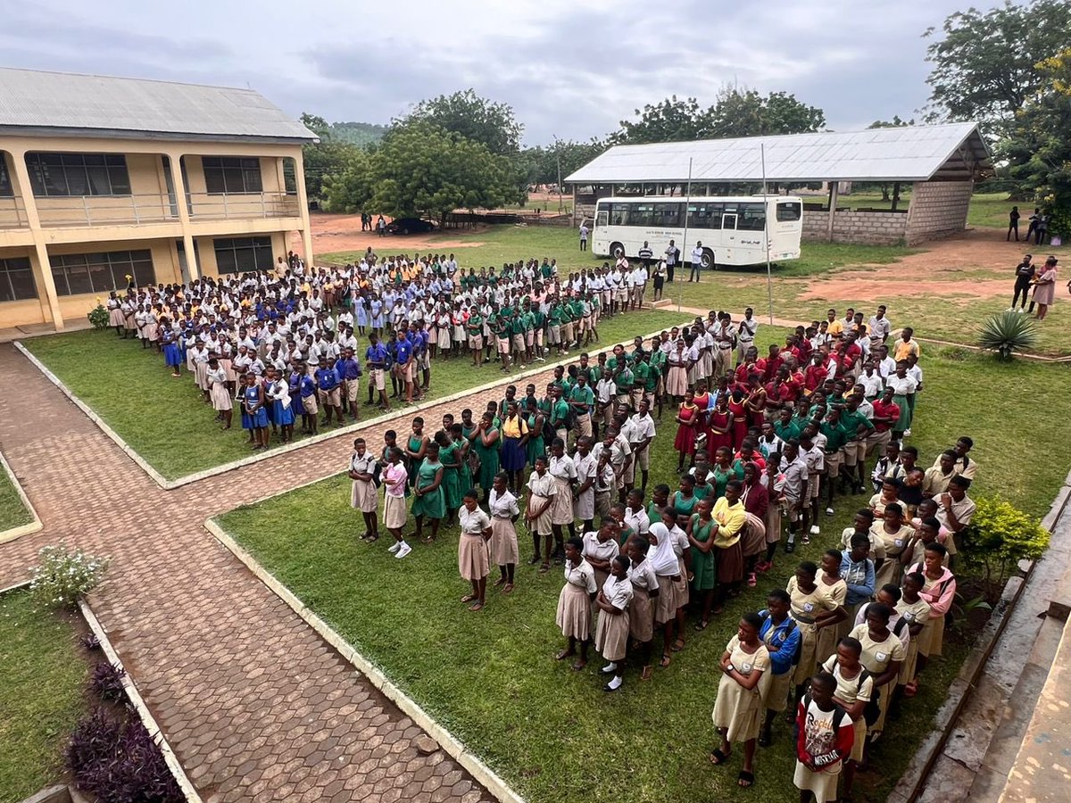 EtorJFlolu's tweet photo. Today, the 8th of July, 2024,I paid a working visit to the BECE centers in the district and to wish them well.
I presented mathematical sets to each of the 1,262 candidates sitting for the examinations. I also donated packaged drinking water to each of the centres. https://t.co/WFP75mQPeL