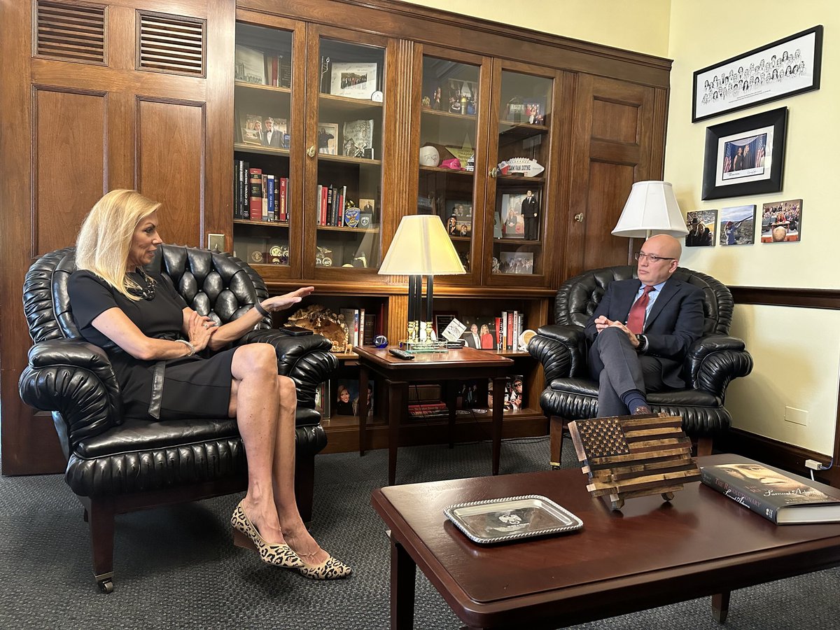 FurqatSidiq's tweet photo. Wonderful meeting with @RepBethVanDuyne, a member of @WaysandMeansGOP. Discussed further strengthening the partnership between Uzbekistan and the U.S. Called Congresswoman to be a cosponsor #HRes1755 exempting 🇺🇿from the Jackson-Vanik Amendment and #CODEL visit to #Tashkent. https://t.co/265u7JpmEi
