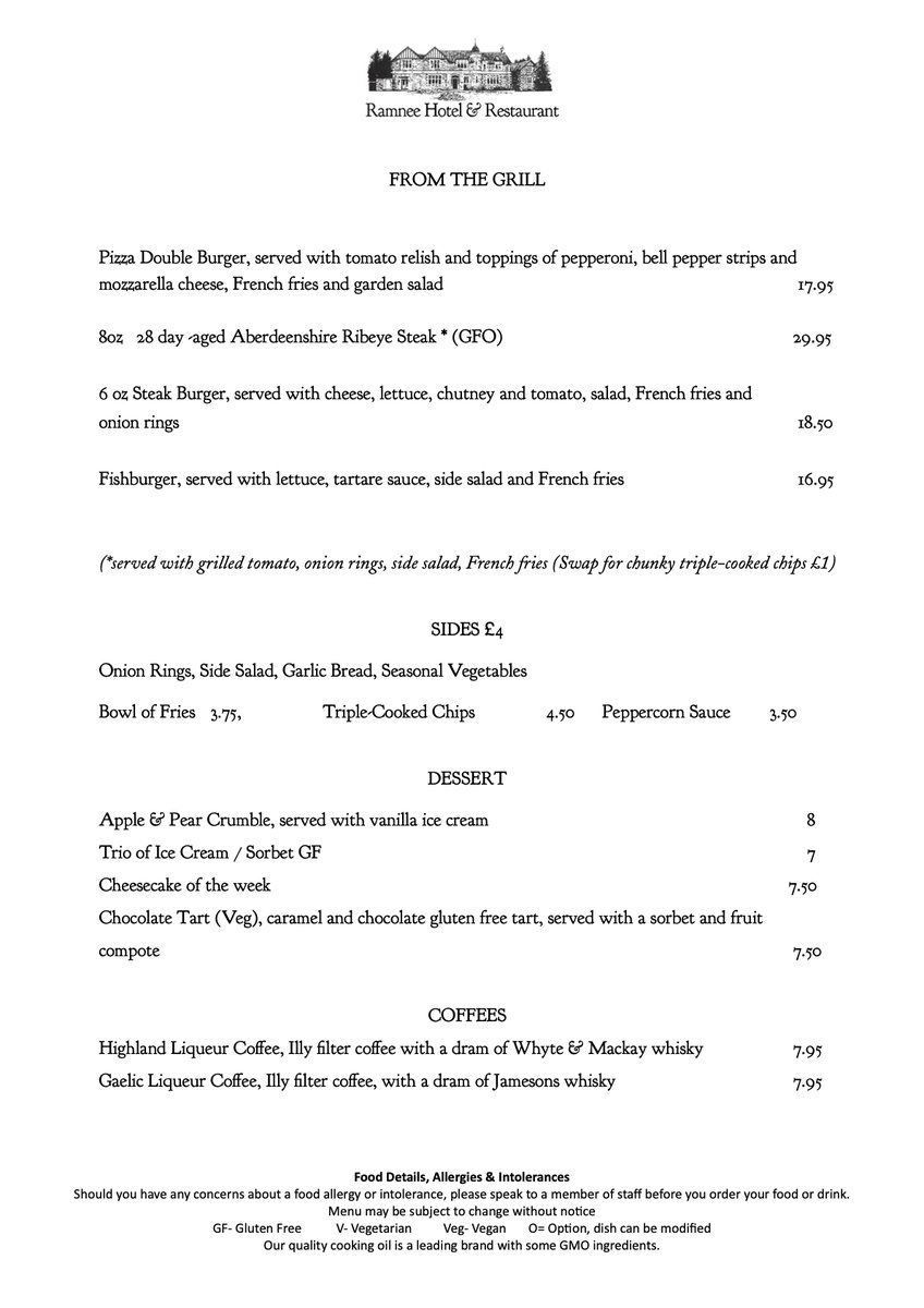 The Ramnee Hotel, Forres tweet media