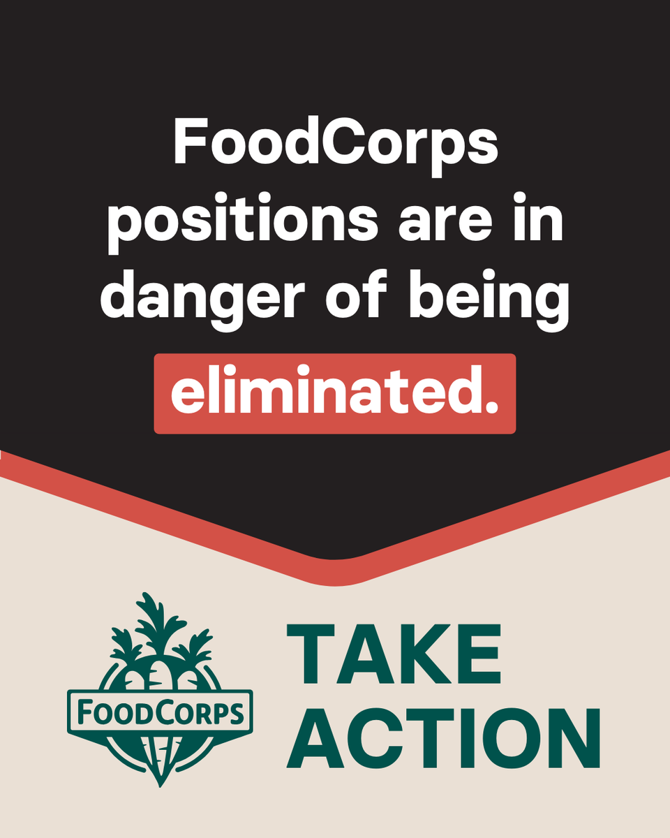 FoodCorps's tweet photo. #NationalService impacts countless communities, but the House has proposed major cuts to @AmeriCorps, eliminating 71,000 positions &amp; education awards. This could eliminate FoodCorps positions in your community. 

Tell Congress to #Stand4Service right now: https://t.co/2vuYMluoRL https://t.co/6KaDZxuo4j