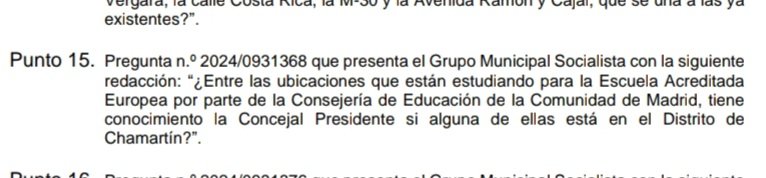 AmainsFishy's tweet photo. Varios puntos relacionados con la lucha de #NoSomosSardinasRamiro @RamiroNOcabemos en el próximo pleno de Chamartín. ¿ @JMDChamartin y @_EstradaYolanda toman en serio las reivindicaciones de familias y demás comunidad educativa? https://t.co/SrYgiReozt