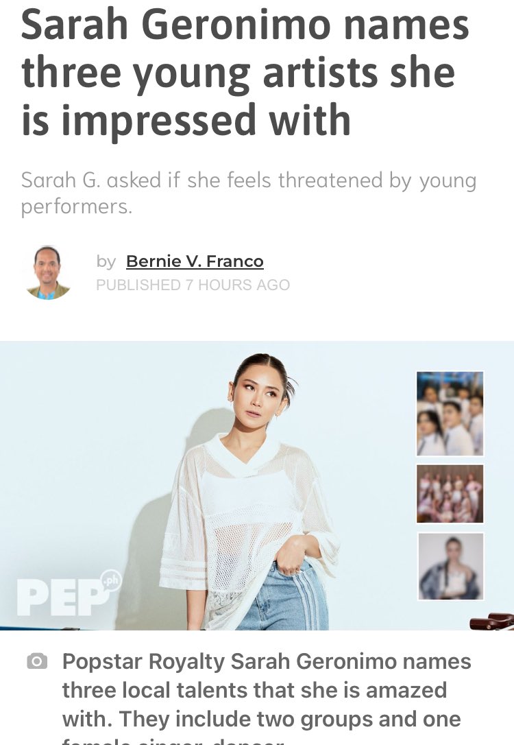 sinags_official's tweet photo. Sheena Belarmino is on the list. We love you ate @JustSarahG ♥️

@sheenabofficial 
#SheenaBelarmino 
#SarahGeronimo https://t.co/Qe59E6B3l7