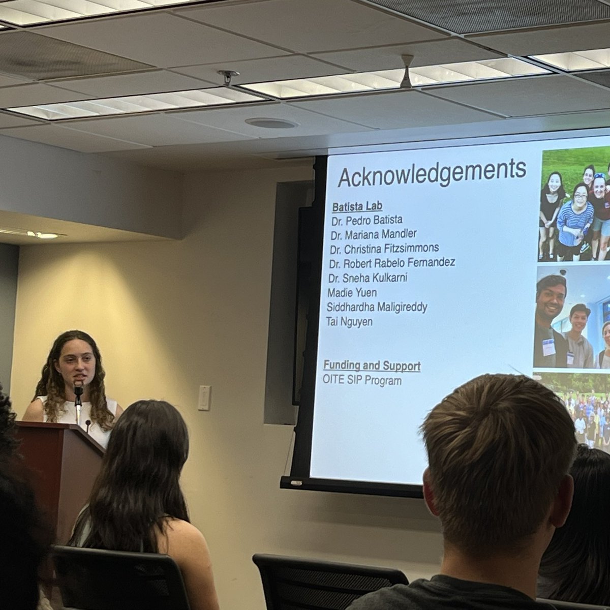 Christina Fitzsimmons (@fitzsimmonscm) on Twitter photo Our summer student Lucia gave a great talk today at the student seminar on her project in the <a href="/pjorb/">Pedro Batista</a> lab! Our summer student Lucia gave a great talk today at the student seminar on her project in the <a href="/pjorb/">Pedro Batista</a> lab!