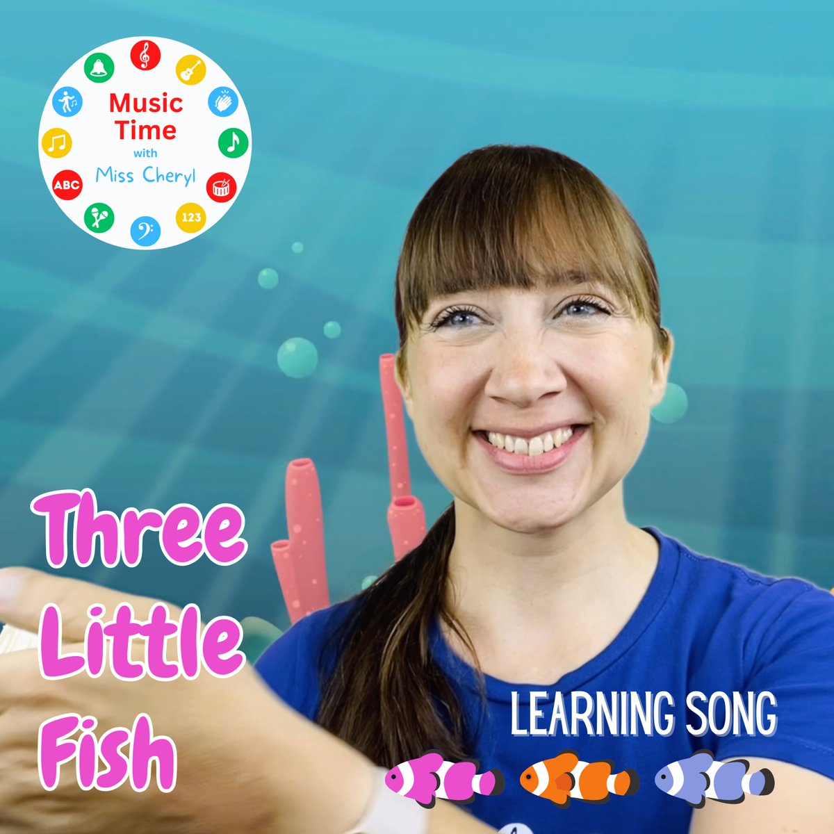 🐟Jump into the ocean with Miss Cheryl and the "Three Little Fish" to learn subtraction with finger puppets!  Children can wave their hands like a fish, too, as they count down!   Watch it on: 
youtube.com/@musictimewith… #childrenssongs #kidssongs
