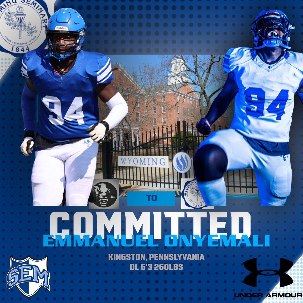 #Agtg❤️ I would like to thank God for this opportunity and my family for the love and support🙏.Humbled to announce my reclassification to the 2026 class at Wyoming Seminary in Kingston, Pennsylvania 💙🤍 <a href="/coach_ericpar/">Eric</a> <a href="/CoachKevinBurke/">Kevin Burke</a>