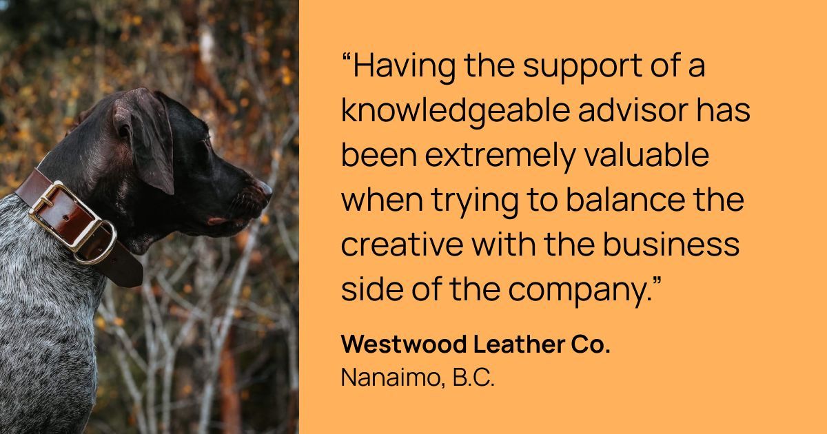 Westwood Leather Co stands out for its items—from wallets to dog collars—that are beautiful and durable. 

With the support of her export advisor, owner Olivia D’Alessandro gained the know-how to send orders worldwide with confidence. 

Read the story: exportnavigator.ca/stories/westwo…
