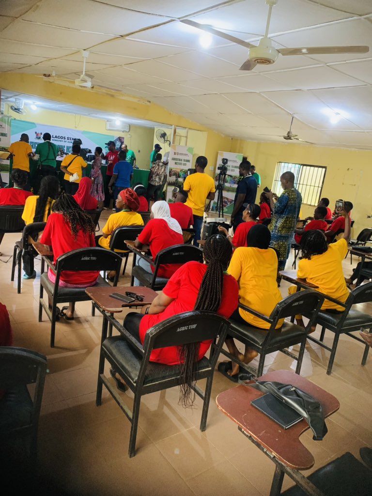 mrtokx's tweet photo. Excited to start the first phase of the Lagos Agripreneurship Programme, a month-long intensive on-site (camp) training! Excited for this journey of growth and learning. Thank you, sir @jidesanwoolu, Thank you @followlasg https://t.co/W3uR2incGP