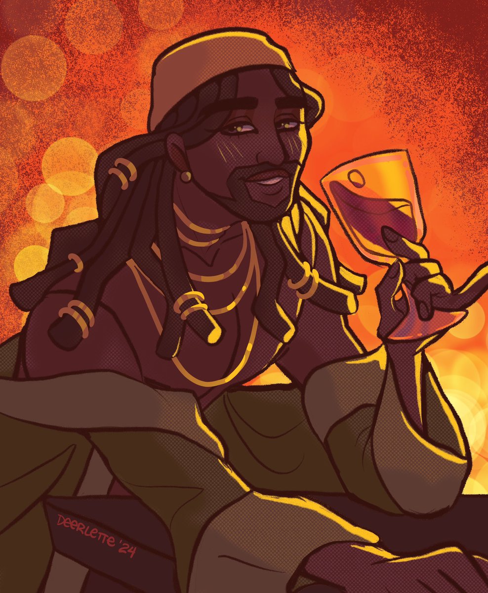 deerlette's tweet photo. a revenge upon ~RikaNavi and their StUNNING oc Enqi ✨🥺💛 https://t.co/wnx9mxfps7