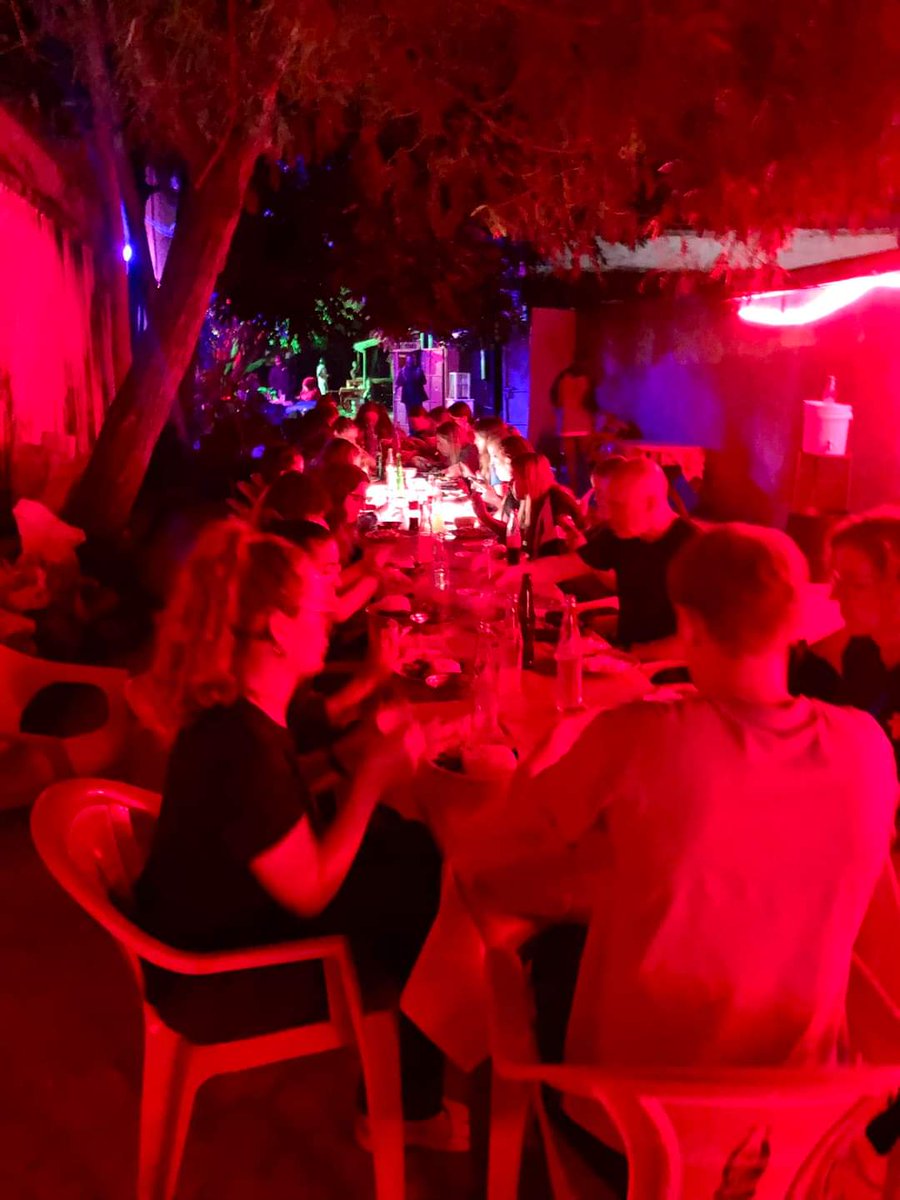 Team 1 &amp; 2 both hit the road today headed towards Moshi, our stop before we either head to the school or to the Maasai Mara. A shared meal to end a long day. Feeling happy, contented and excited for the days ahead.