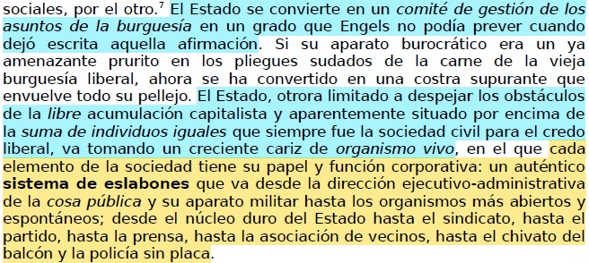 T_Rejected's tweet photo. En ausencia de revolución y de Partido Comunista (hoy por reconstituir), tanto la espontaneidad social burguesa como el parlamentarismo institucional del Estado imperialista expresan, precisamente, el eterno giro (socio-liberal) de la sociedad burguesa sobre sí misma. https://t.co/ut4D6gaBpb